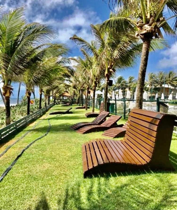 Apartmán Temporada Pe Na Areia Guarajuba Exteriér fotografie